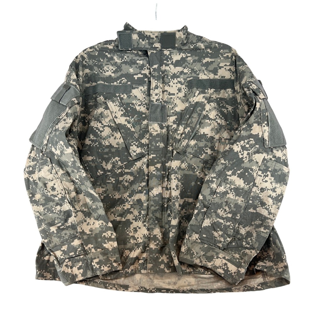 US Military ACU Digital Camo Field Jacket Large XShort UCP Ripstop Tactical Coat